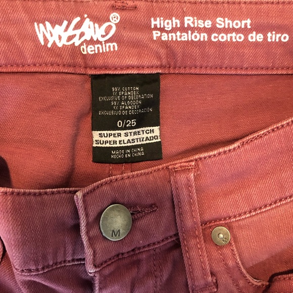 Mossimo Raspberry Floral Lace Shorts high waist - Picture 7 of 8